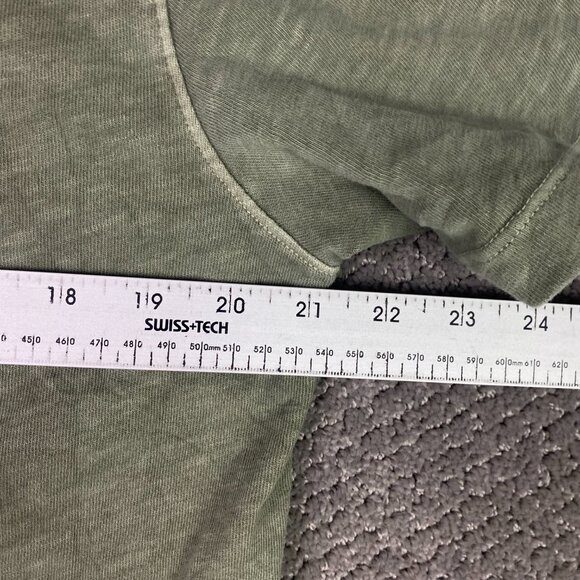 Marine Layer Vintage Heavy Slub Button Down Shirt Men's Medium Faded Green - Picture 9 of 10